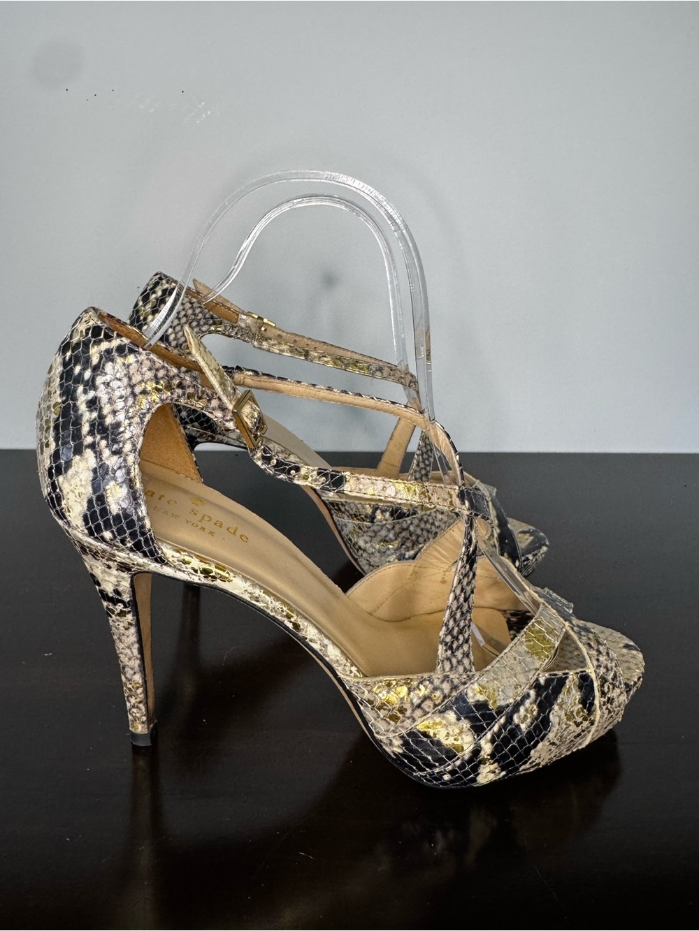 Kate Spade New York Made in Italy Snakeskin Sandals ✨ 7.5B